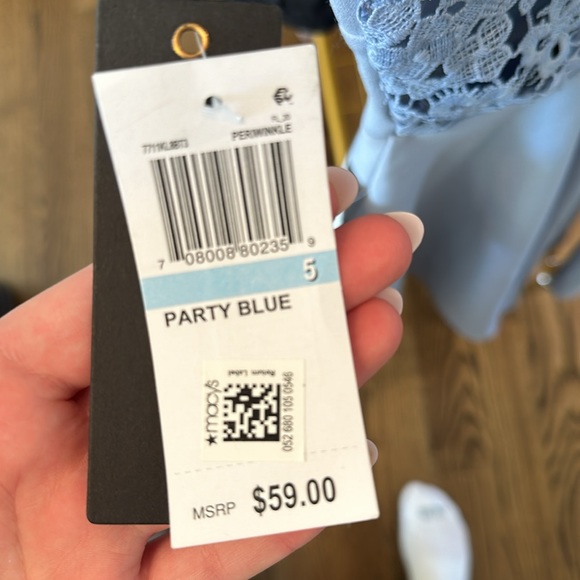 blue dress - Picture 3 of 3